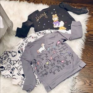 Bundle of 3 soft fleece sweatshirts